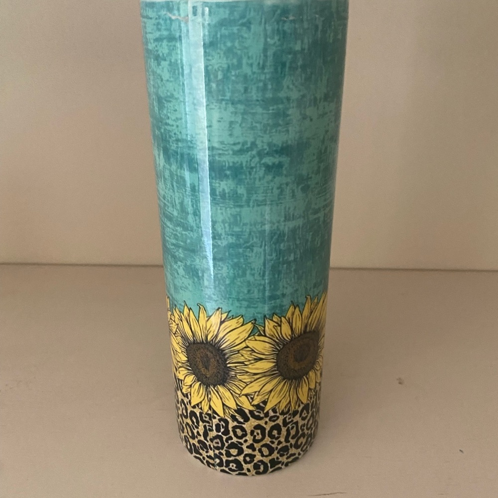 20 Oz Skinny Tumbler “A little sunshine A little savage”